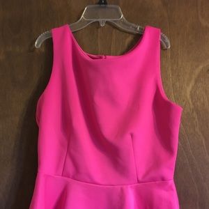Hot pink Peplum.